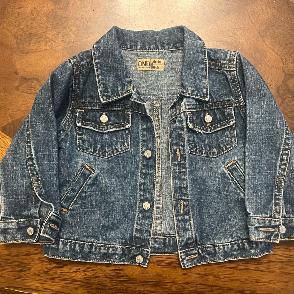 Old Navy Blue Denim Kids Jacket